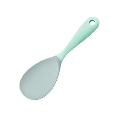 Set de ustensile de bucătărie din silicon Spatulă strecurătoare lingură de supă lingură de orez Instrument de gătit Ustensile de gătit antiaderente Prăjire lopată Accesorii de bucătărie