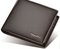 Portofel barbatesc din piele ecologica - culoare maro si negru