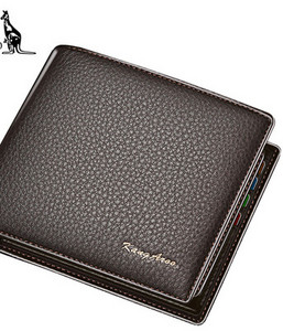 Portofel barbatesc din piele ecologica - culoare maro si negru