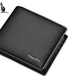 Portofel barbatesc din piele ecologica - culoare maro si negru