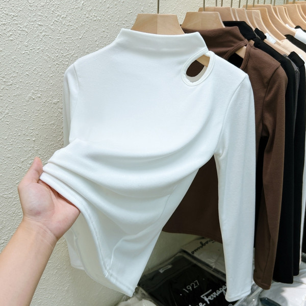 Bluza de dama model nou cu guler polo - trei culori