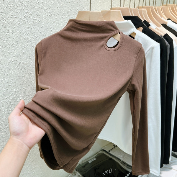 Bluza de dama model nou cu guler polo - trei culori