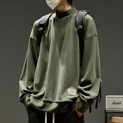 Bluză casual cu guler polo pentru bărbați