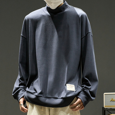 Bluză casual cu guler polo pentru bărbați