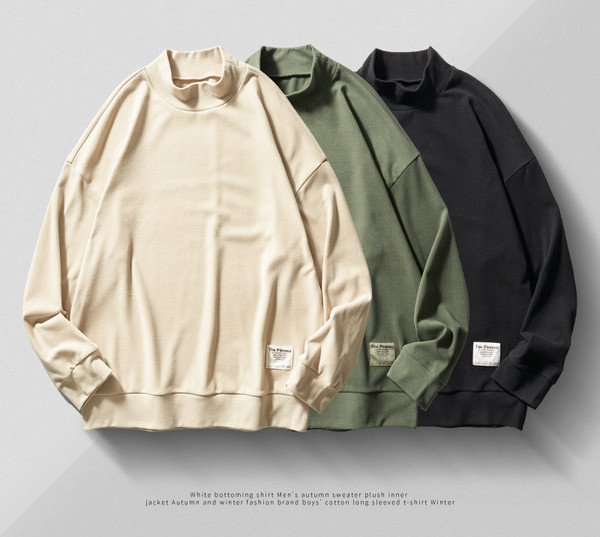 Bluză casual cu guler polo pentru bărbați