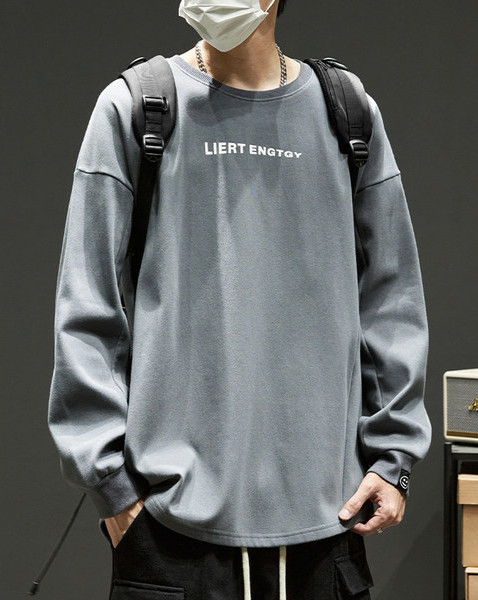 Bluză bărbătească din lână imprimată