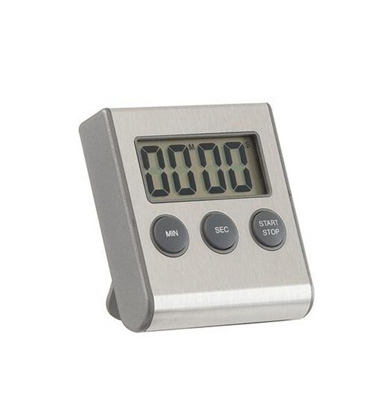 Temporizator de bucătărie clasic, ceas cu alarmă, magnet, metal, numărătoare inversă, autocolant pentru frigider, memento de timp, unelte de bucătărie, accesorii