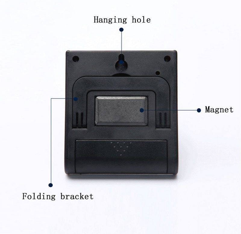 Temporizator de bucătărie clasic, ceas cu alarmă, magnet, metal, numărătoare inversă, autocolant pentru frigider, memento de timp, unelte de bucătărie, accesorii