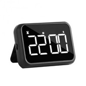 Temporizator electronic LCD reîncărcabil cu LED, ceas cu alarmă, bucătărie de acasă, cronometru cu numărătoare inversă, unelte de bucătărie, gadgeturi, nou 2022
