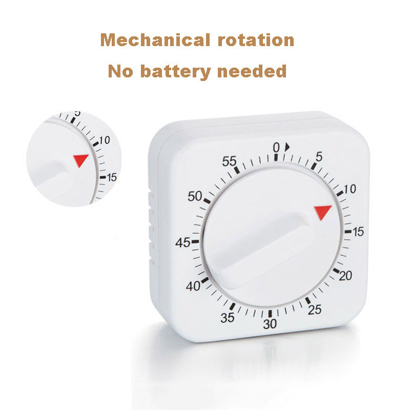 Virtuves taimeris 60 minūšu skaits kvadrāts Gatavošanas modinātājs Miega režīms Pulkstenis Mehāniskais hronometrs Modinātājs biroja sapulce
