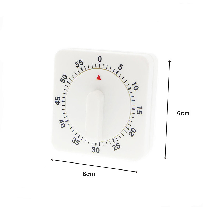 Virtuves taimeris 60 minūšu skaits kvadrāts Gatavošanas modinātājs Miega režīms Pulkstenis Mehāniskais hronometrs Modinātājs biroja sapulce