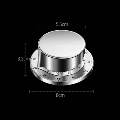 Roostevabast terasest köögitaimeri meeldetuletusmehhanism Veekindluse skaala kauba käsitsi seadistamine toiduvalmistamiseks Küpsetamine Jõusaalis töötamine