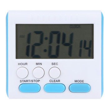 Ψηφιακό χρονόμετρο κουζίνας LCD με χρονόμετρο αντίστροφης μέτρησης ξυπνητήρια με χρονομετρητή βάσης Πρακτικά ξυπνητήρια μαγειρέματος