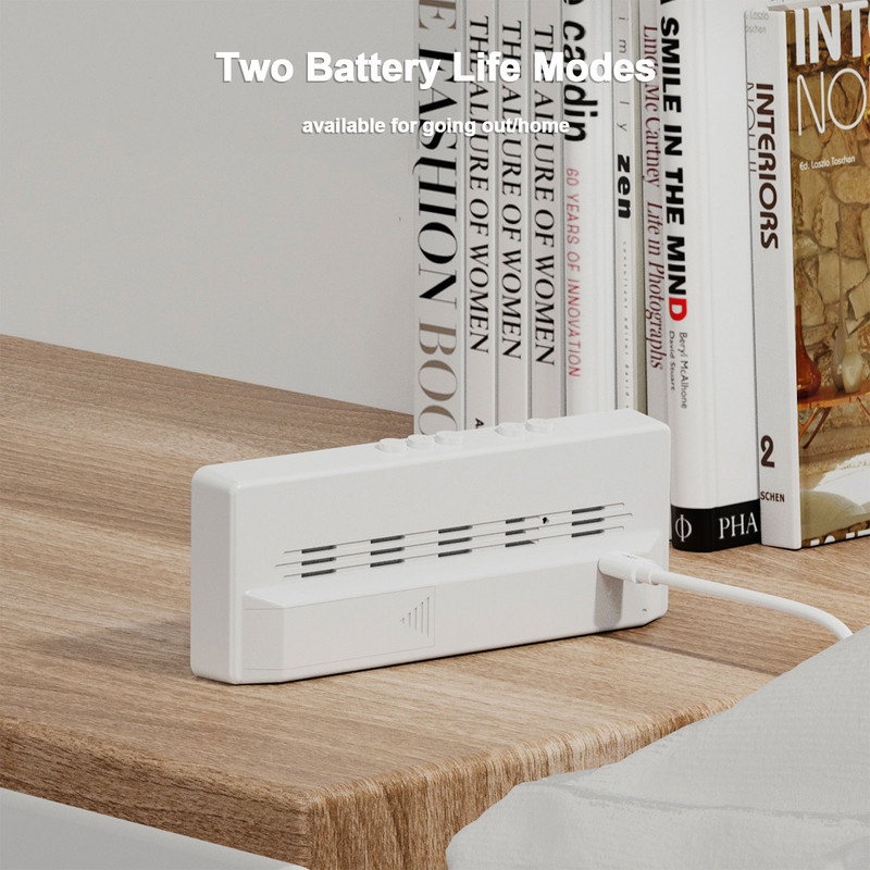 Ceas cu alarmă cu LED, suprafețe portabile cu oglindă, ceasuri electronice cu LED, cu ceas electronic mic de birou care funcționează cu baterii, pentru bucătărie