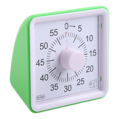 Cronometru vizual de 60 de minute Ceas cu numărătoare inversă pentru copii și adulți pentru instrument de gestionare a timpului pentru predarea temporizatorului de bucătărie, biroul de acasă