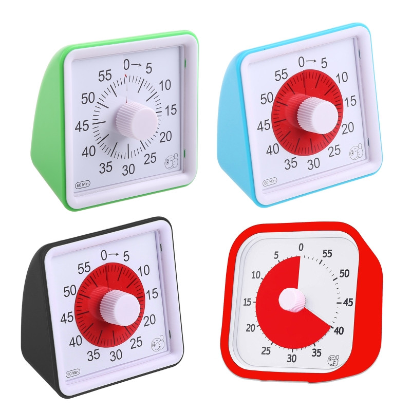 60 minučių vizualinis laikmatis klasės atgalinės atskaitos laikrodis vaikams, suaugusiems, skirtas LAIKO valdymo įrankis, skirtas mokyti Virtuvės laikmatis Namų biuras