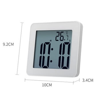Ψηφιακά Ρολόγια Μπάνιου Απλό Ηλεκτρονικό Ξυπνητήρι LCD Αδιάβροχα Ρολόγια ντους Θερμοκρασία Ρολόγια Κρεμαστό Χρονόμετρο