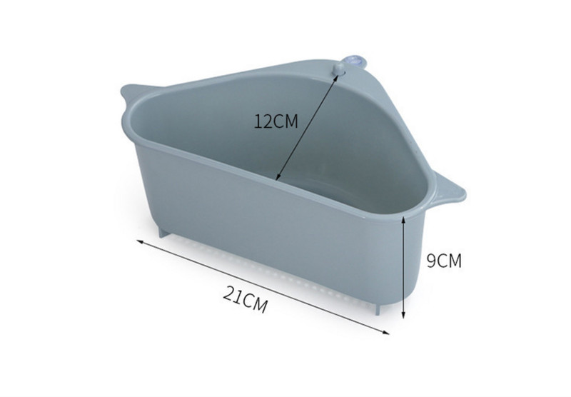 Köögi kolmnurkne valamu kurn äravoolu puuviljade juurviljade äravooluava käsn riiuli hoiustamise tööriist korv imitass valamu filtri resti tööriist