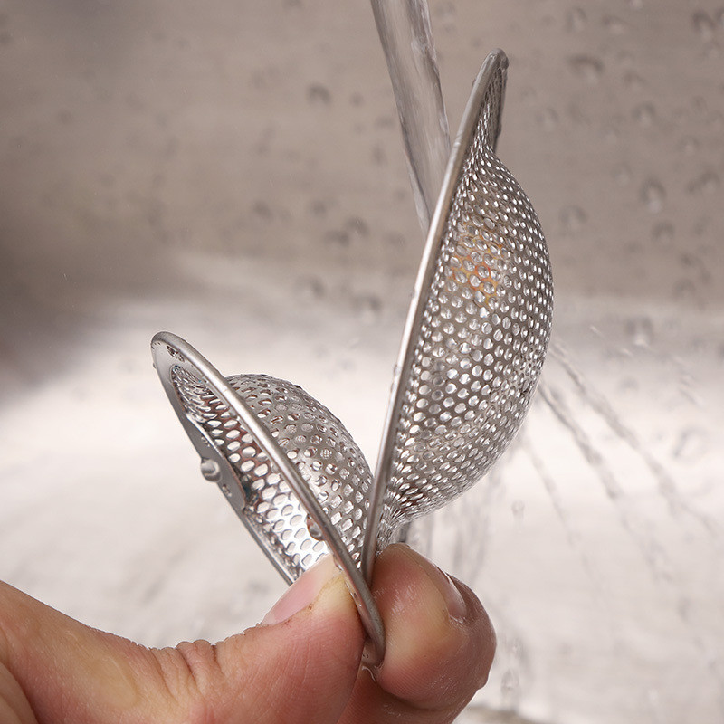 S/M/L nerūdijančio plieno vonia plaukų gaudyklė kamštis dušo išleidimo anga Filtras gaudyklė virtuvė metalinis kriauklės sietelis