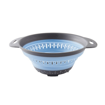 Sulankstomas kanalizacijos krepšelio kiaurasamtis Didelis vaisių, daržovių plovimo krepšio sietelis silikoninis kiaurasamtis Sulankstomas kanalizacijos kiaurasamtis virtuvės įrankis