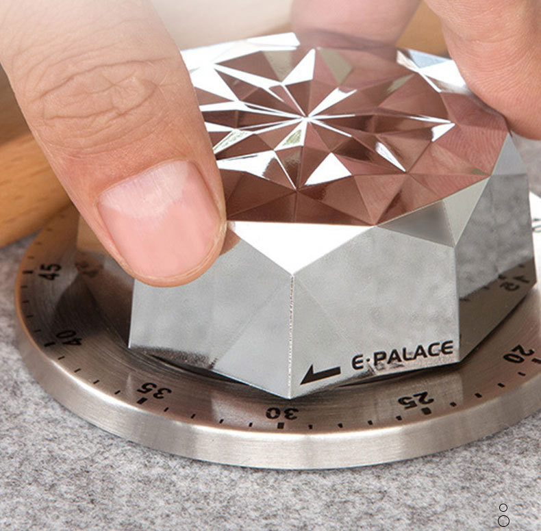 Cronometru de bucătărie Aspirație magnetică din oțel inoxidabil Memento mecanic de gestionare a timpului Cronometru cu alarmă Ceas cu alarmă Instrumente și gadgeturi de bucătărie