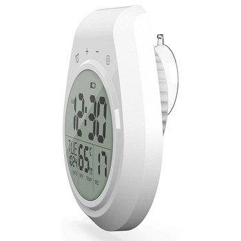 Ψηφιακό ρολόι ντους Αδιάβροχο χρονόμετρο μπάνιου Ρολόι ψηφιακό ρολόι τοίχου κουζίνας 12/24 ωρών μορφής Ρολόι