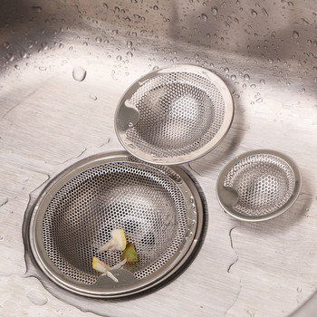 Нова кухненска цедка за мивка от неръждаема стомана Дренажен отвор Филтър Мрежест сифон Вана Душ Запушалка за отпадъци Дренаж за кухня Баня