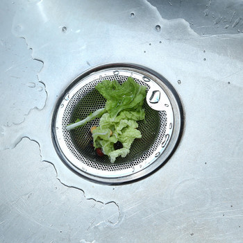 Νέο φίλτρο νιπτήρα από ανοξείδωτο χάλυβα κουζίνας Τρύπα φίλτρου Παγίδα μπανιέρας Πώμα απορριμμάτων ντους Αποστράγγιση για μπάνιο κουζίνας