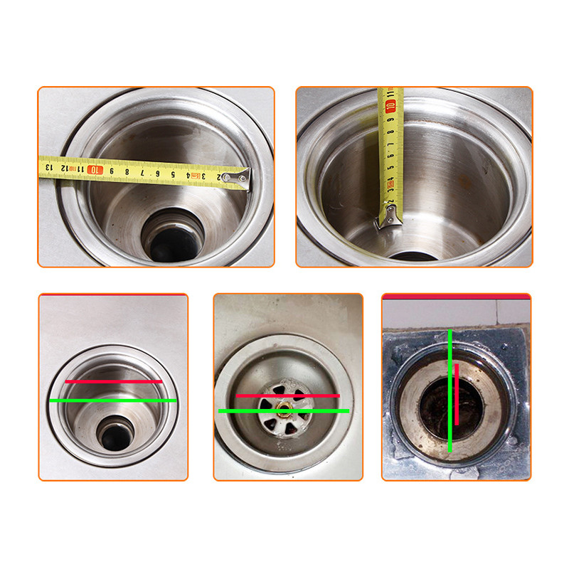 Jauns virtuves nerūsējošā tērauda izlietnes sietiņš drenāžas caurums filtrs tīkla slazds vanna duša atkritumu aizbāznis kanalizācija virtuves vannas istabai