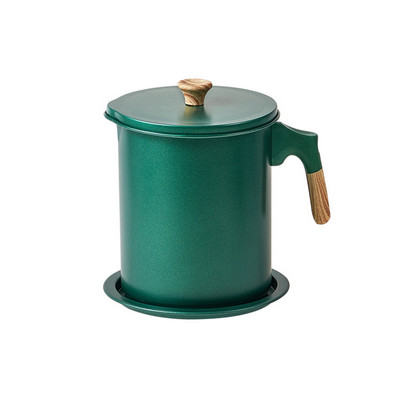 Oală cu filtru de ulei Capacitate 1,4 L/1,7 L Recipient pentru ulei Sticlă de fierbător cu capac rezistent la praf Organizator de bucătărie Depozitare rezervor pentru filtru de ulei