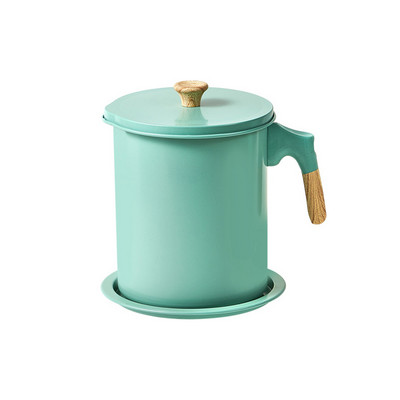 Oală cu filtru de ulei Capacitate 1,4 L/1,7 L Recipient pentru ulei Sticlă de fierbător cu capac rezistent la praf Organizator de bucătărie Depozitare rezervor pentru filtru de ulei