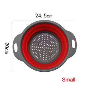 Scurgătoare de strecurătoare pliabilă Coș de scurgere pentru fructe, legume, salată, scurgere de apă, rotire, strecurătoare de filare, accesorii de bucătărie
