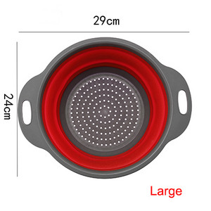 Scurgătoare de strecurătoare pliabilă Coș de scurgere pentru fructe, legume, salată, scurgere de apă, rotire, strecurătoare de filare, accesorii de bucătărie