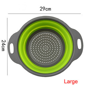 Scurgătoare de strecurătoare pliabilă Coș de scurgere pentru fructe, legume, salată, scurgere de apă, rotire, strecurătoare de filare, accesorii de bucătărie