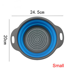 Scurgătoare de strecurătoare pliabilă Coș de scurgere pentru fructe, legume, salată, scurgere de apă, rotire, strecurătoare de filare, accesorii de bucătărie