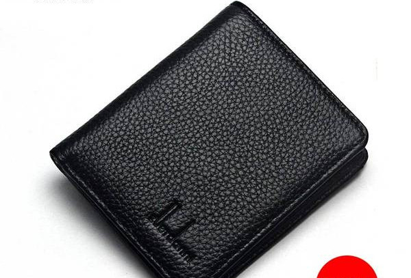 Portofel din piele cu compartiment pentru bancnote