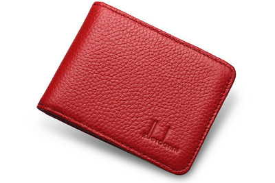 Meeste nahast rahakott mitmes värvitoonis kirjaga