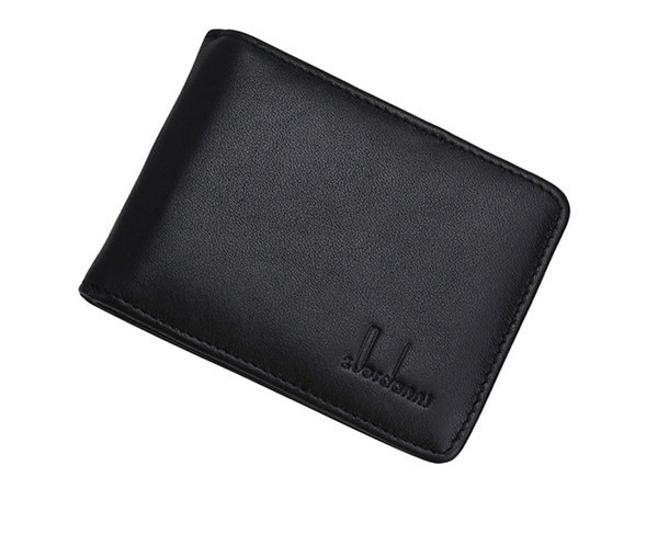 Meeste nahast rahakott mitmes värvitoonis kirjaga