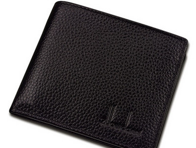 Portofel barbatesc din piele ecologica, doua modele cu inscriptie