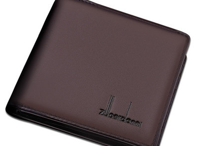 Portofel barbatesc din piele ecologica, doua modele cu inscriptie