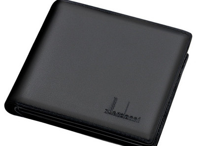 Portofel barbatesc din piele ecologica, doua modele cu inscriptie