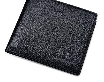 Portofel barbatesc din piele ecologica, doua modele cu inscriptie