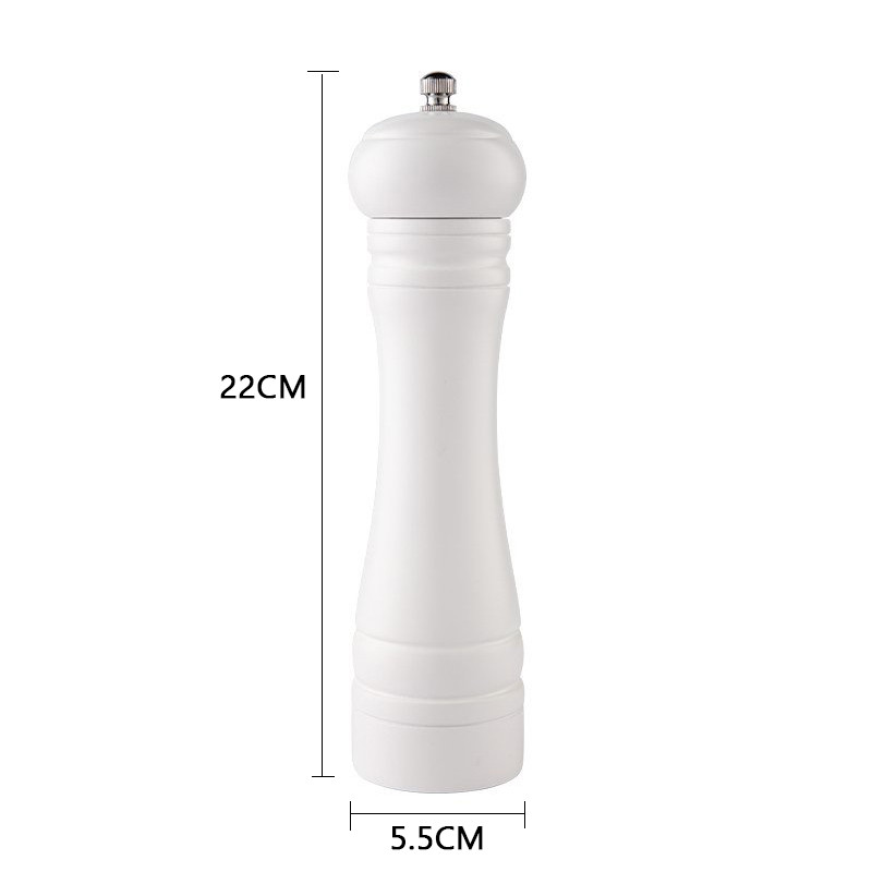 Rasnita manuala de sare si piper Rasnita de condimente de 8 inch Moara din ceramica ajustabila Unelte de gatit pentru gratar