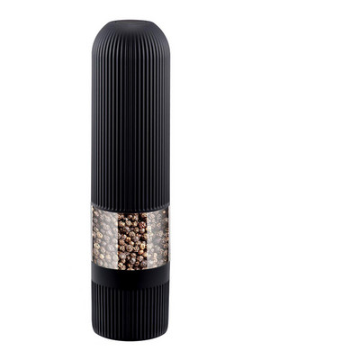 Mori de sare și piper, set de râșnițe electrice pentru condimente de bucătărie cu lumină puternică, agitatoare reglabile, mori automate cu o singură mână