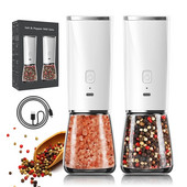 Mașină de tocat piper electrică reîncărcabilă Xiaomi Moara de sare și piper cu gravitație automată cu râșniță grosieră de mare capacitate