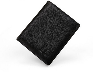 Vīriešu maks no eko ādas - ar uzrakstu