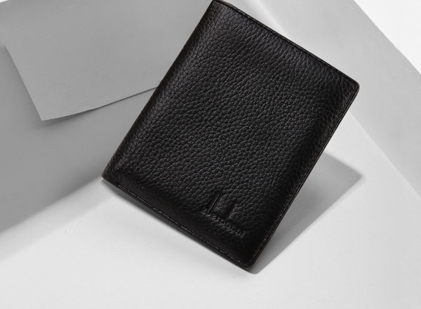 Vīriešu maks no eko ādas - ar uzrakstu