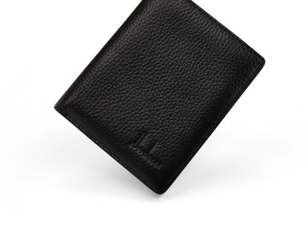 Vīriešu maks no eko ādas - ar uzrakstu