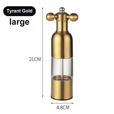 Εγχειρίδιο μύλος από ανοξείδωτο χάλυβα Μύλος αλατοπίπερου κεραμικός πυρήνας Σουσάμι Spice Grinder Gadgets Εργαλεία κουζίνας σπιτιού Αξεσουάρ μπάρμπεκιου