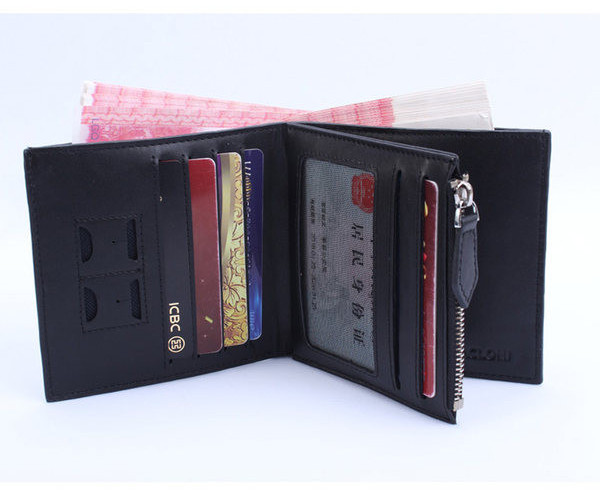 Uus mudel meeste nahast rahakott mündipesaga